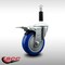 Service Caster 4'' SS Blue Poly Swivel 7/8'' Expanding Stem Caster Total Lock Brake SCC-SSEXTTL20S414-PPUB-BLUE-78 - alternate 4